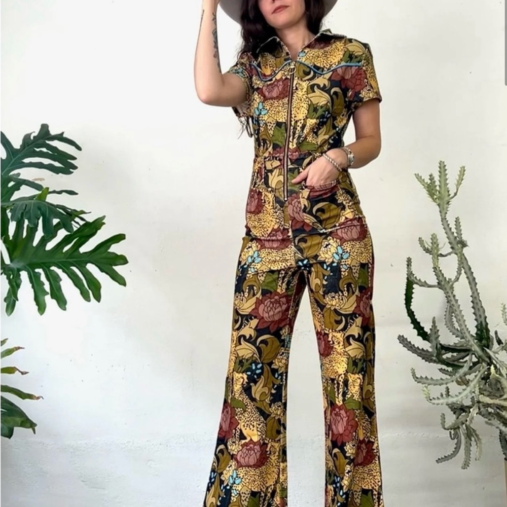 Classic Rock Couture Wild Child Corduroy Jumpsuit XL